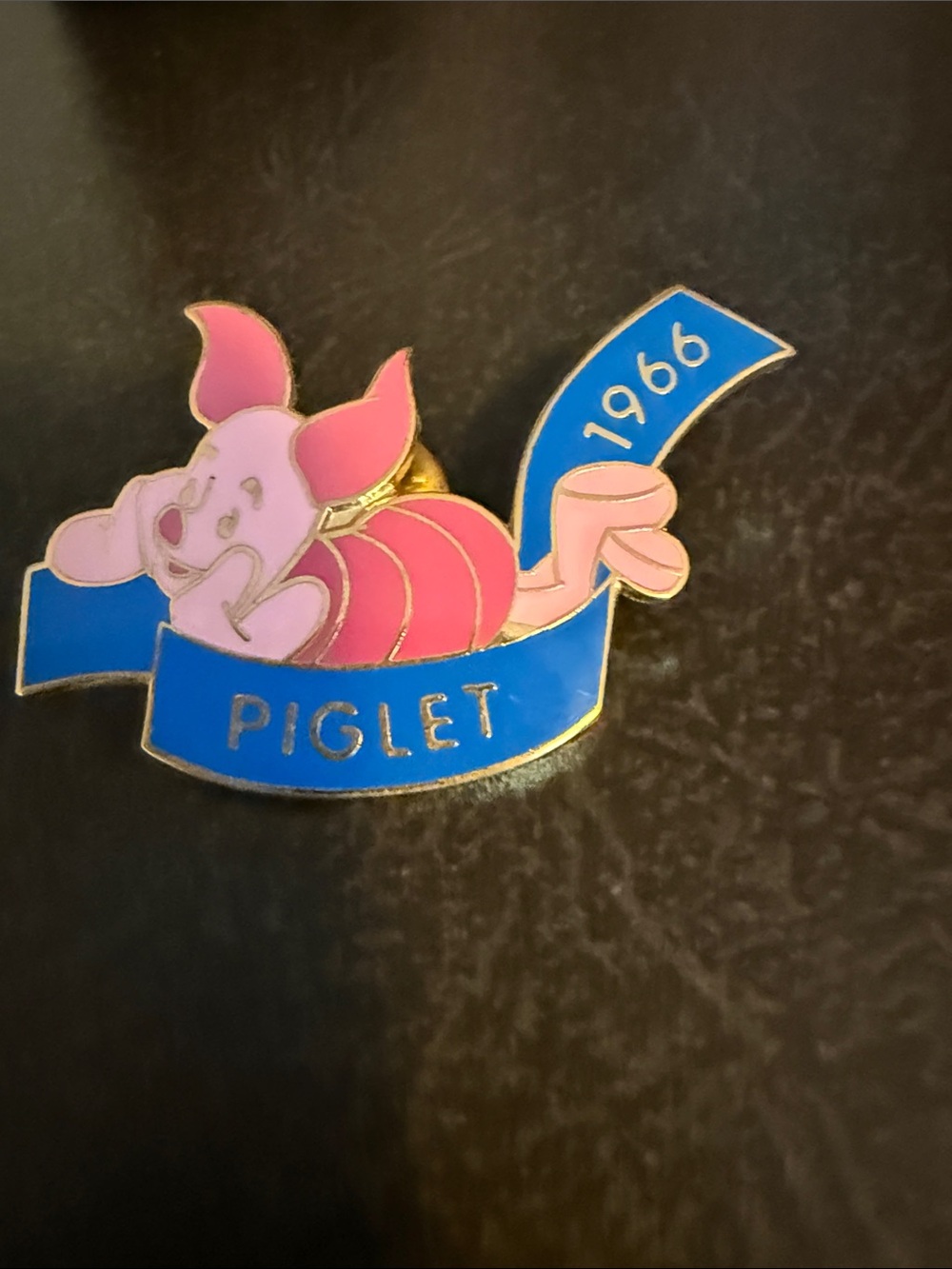 Piglet Enamel Pin - Pink and Blue Collectible